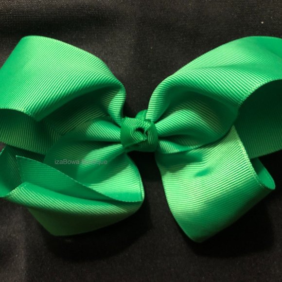 Hand Crafted Other - Green 6" Boutique Bow  HANDCRAFTED